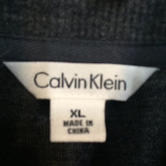Calvin Klein cotton sweater XL snap front - Picture 9 of 9
